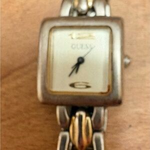 Guess Vintage  Women's Two-Tone Silver and Gold Watch